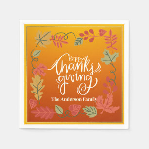 Servilleta De Papel Decoración de mesa personalizada para fiesta de ot