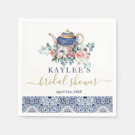 Servilleta De Papel Decoración de té de despedida de soltera con baldo