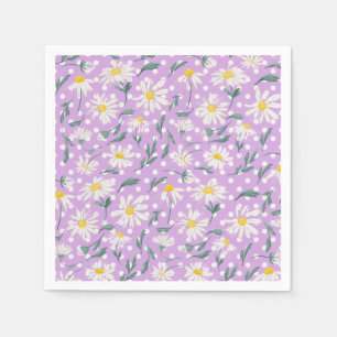 SERVILLETA DE PAPEL DECORACIÓN DEL DÍA FLORAL DE LA PRIMAVERA ESTÉTICA