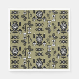 Servilleta De Papel Decoración estética de Witchcore