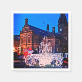 Servilleta De Papel Decoración frente al ayuntamiento