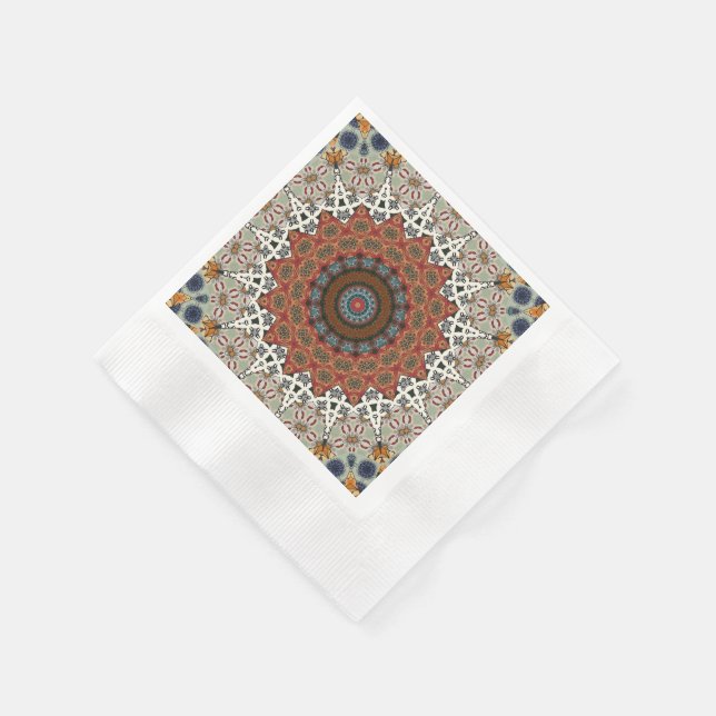 Servilleta De Papel Decoración Mandala  (Borde)