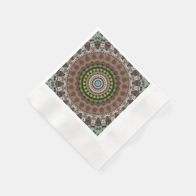 Servilleta De Papel Decoración Mandala  (Borde)