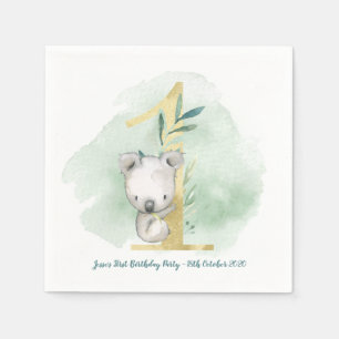 Servilleta De Papel Decoraciones de fiestas con tema de Koala en prime
