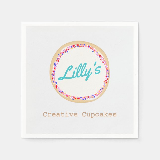 Servilleta De Papel Decorador de pasteles o galletas (Anverso)