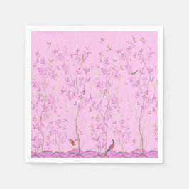 Servilleta De Papel Decoup Chinoiserie rosa
