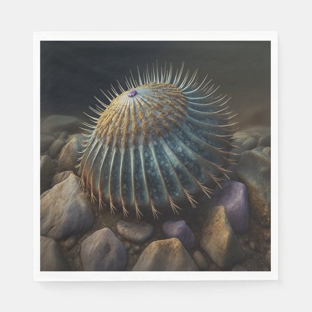 Servilleta De Papel Deep Sea Urchin (Anverso)