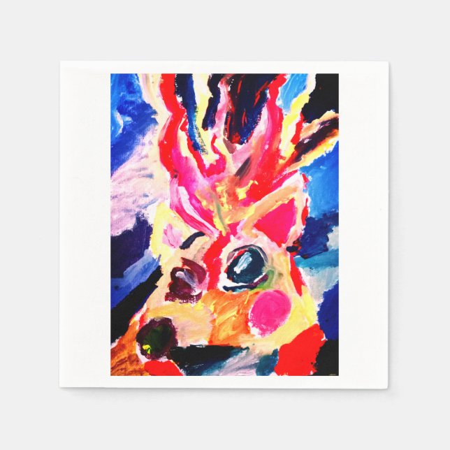 Servilleta De Papel Deer winter joy (Anverso)