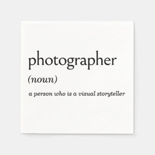 Servilleta De Papel Definición De Diccionario Para FOTÓGRAFO