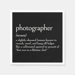 Servilleta De Papel Definición De Diccionario Para FOTÓGRAFO