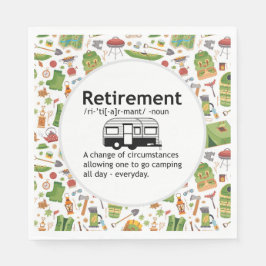 Servilleta De Papel Definición de retiro de camping