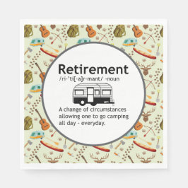 Servilleta De Papel Definición de retiro de camping