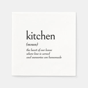 Servilleta De Papel Definición del diccionario para KITCHEN