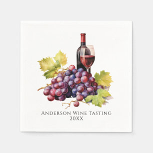 Servilleta De Papel Degustación de vino personalizada