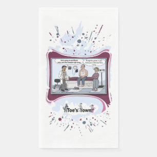 Servilleta De Papel Deja tu ropa interior Pañuelo de invitado para r