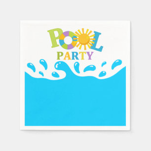 Servilleta de papel del cumpleaños de la fiesta e