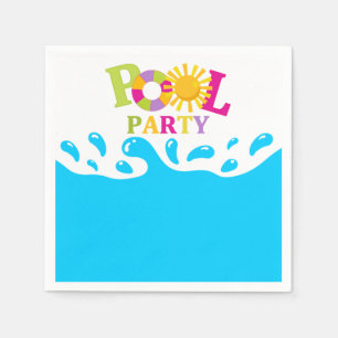Servilleta de papel del cumpleaños de la fiesta e