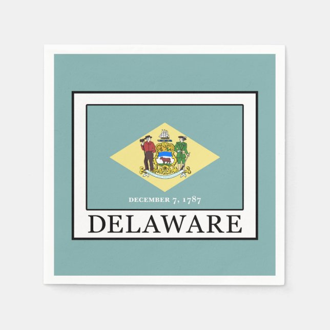 Servilleta De Papel Delaware (Anverso)