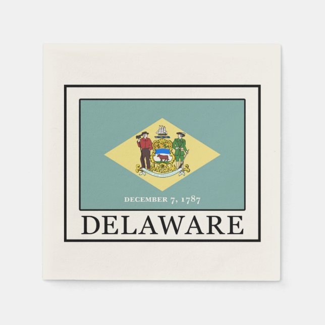 Servilleta De Papel Delaware (Anverso)