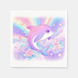 Servilleta De Papel Delfín dulce encantado Baby Shower