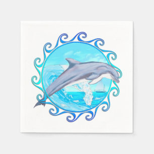 Servilleta De Papel Delfín Sun maorí
