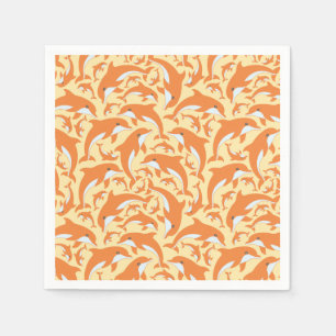 Servilleta De Papel Delfines Cute