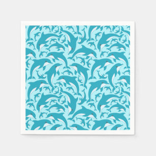 Servilleta De Papel Delfines Cute