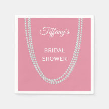 Delicada ducha de novias de Perlas Rosadas