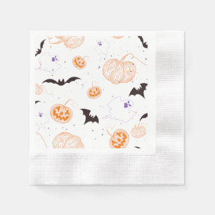 Servilleta De Papel Delicias de Halloween