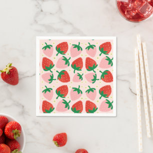 Servilleta De Papel Delicias Dulces de Frutas  Rosa Suave