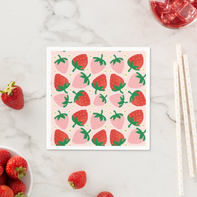 Servilleta De Papel Delicias Dulces de Frutas  Rosa Suave (In situ)