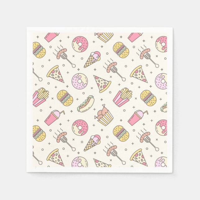 Servilleta De Papel Deliciosos Tratamientos (Anverso)