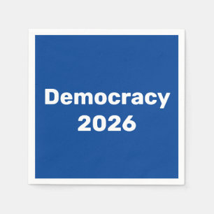 Servilleta De Papel Democracia 2026 Elecciones de mitad de período