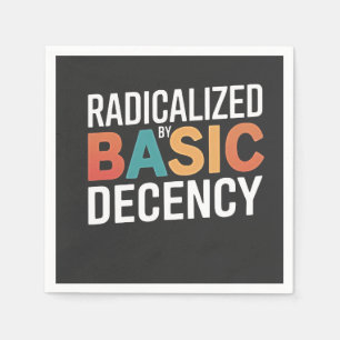 Servilleta De Papel Democracia Social Radicalizada Por La Decencia Bás