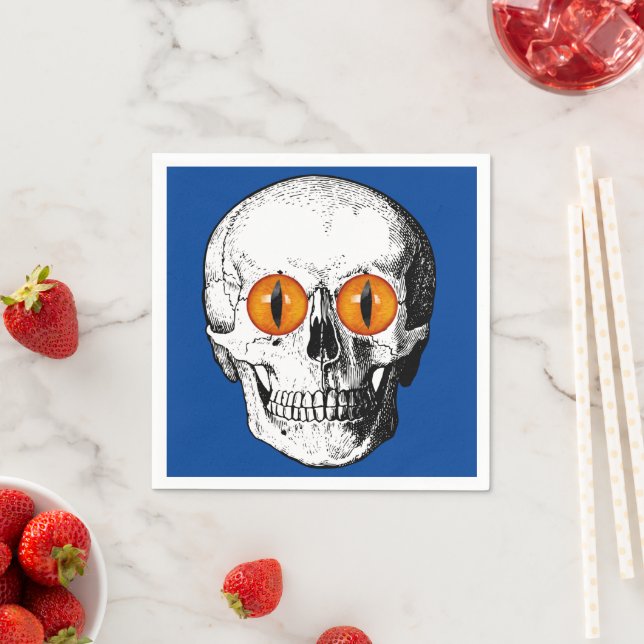Servilleta De Papel Demon Eyed Skull (In situ)