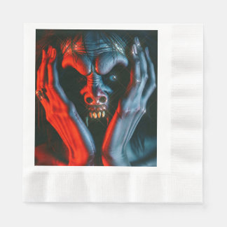 Servilleta De Papel Demonio en grito