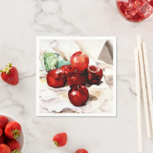 Servilleta De Papel Demuth - manzanas y vidrio verde