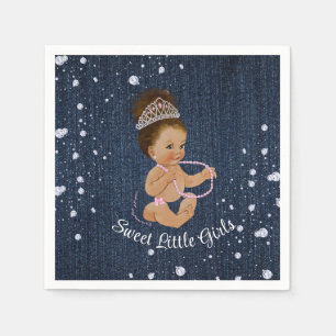 Servilleta De Papel Denim & Diamonds Princesa Bebé