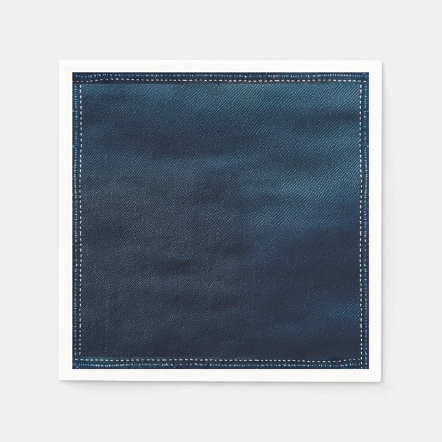 Servilleta De Papel Denim Napkin (Anverso)