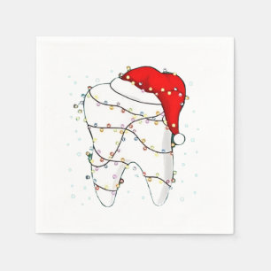 Servilleta De Papel Dental Navidad Inodoro Dentista Fiesta