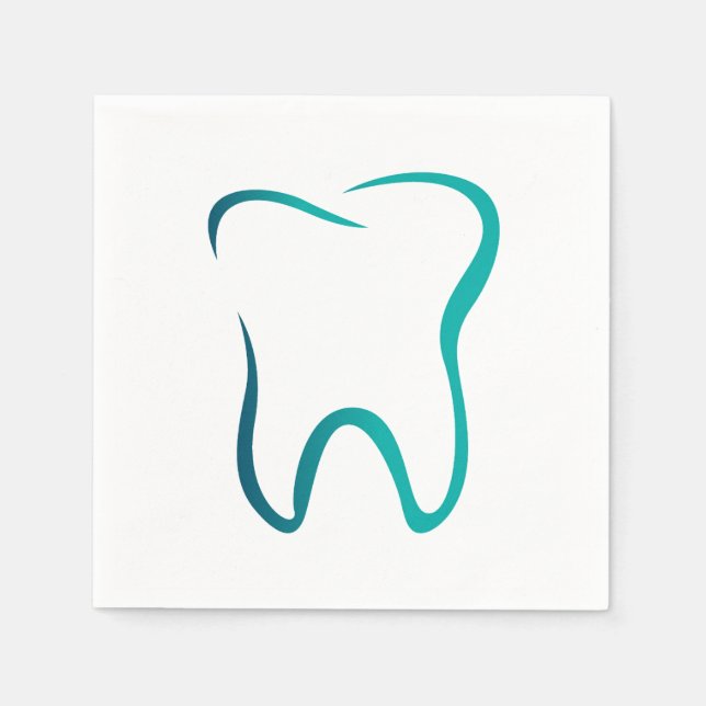 Servilleta De Papel Dental Tooth Dentist Medical Image (Anverso)