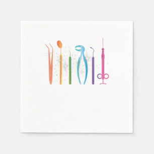 Servilleta De Papel Dentist Dental Dentistry Dioth Médica Regalo