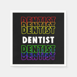 Servilleta De Papel Dentist Teeth Tooth Médica Dentist Medicaid Gift