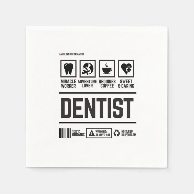 Servilleta De Papel dentista (Anverso)