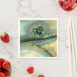 Servilleta De Papel Dentro de una piedra semipreciosa