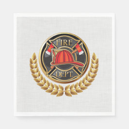 Servilleta De Papel Departamento de Bomberos