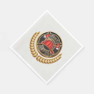 Servilleta De Papel Departamento de Bomberos