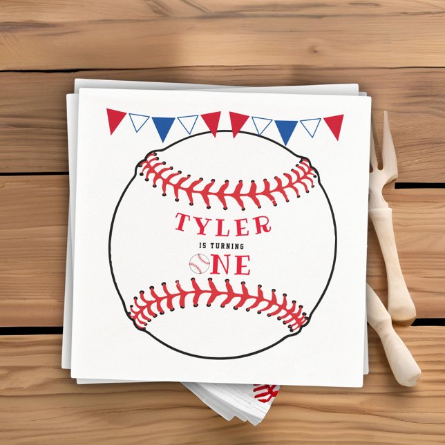 Servilleta De Papel Deportes de béisbol Fiesta de cumpleaños 1 (Subido por el creador)