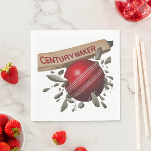 Servilleta De Papel Deportes de cricket Centavo Maker