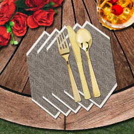 Servilleta De Papel Derby Fiesta Brown y Ivory